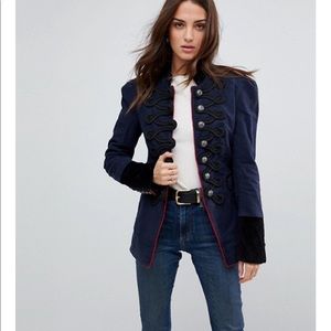 Free People Military Jacket